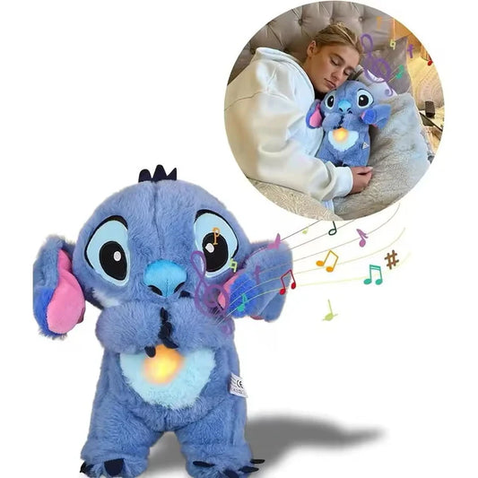 Peluche Stitch Que Respira Y Brilla (Anti-Ansiedad)